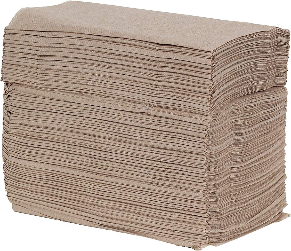 Tork Xpressnap Inter-Fold Napkin 1-Ply by SCA – 1-Ply, Recycled Fiber, brown, Model DX906E