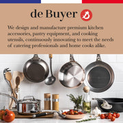 Protective Sleeve for Pan Handle - Heat-Resistant Neoprene - Comfortable Grip by de Buyer – 20_cm, Neoprene, Black, Model 4636.00