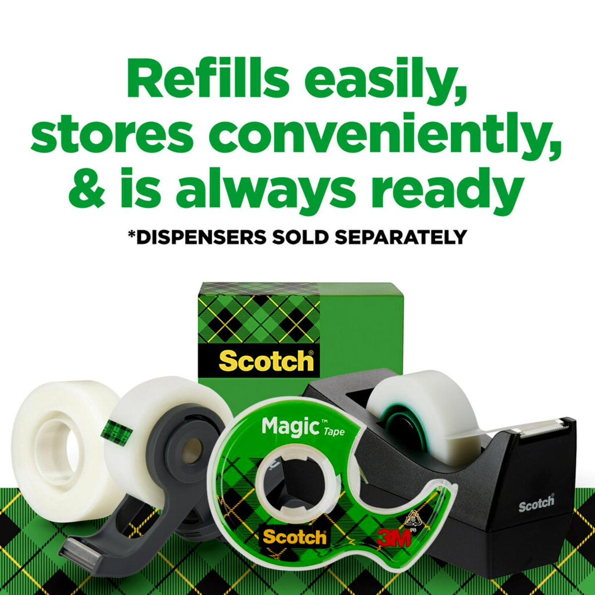 Scotch Magic Tape by 3M – One Size, Blend, Multi, Model 810-R1