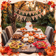 Wiwiqing Maple Leaf Serving Tray, 11.4 x 11 Inch, Set of 4