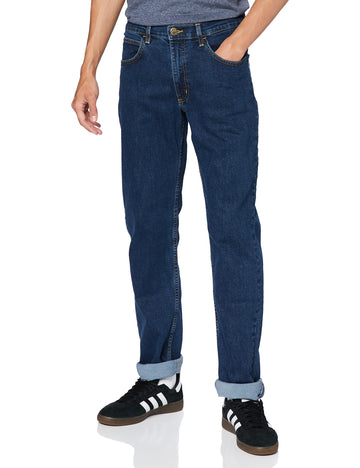 Jeans Lee Brooklyn 34x – Baumwolle, Dark Stonewash, Model L76XSQ46