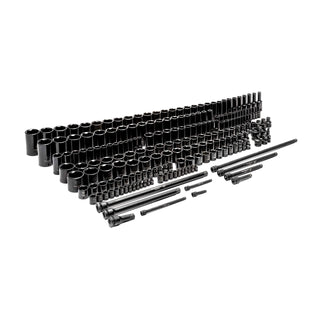 209 Piece SAE/Metric Std/Deep Master Impact Socket Set by GEARWRENCH – 1/4", 3/8", & 1/2" Drive, Chrome Molybdenum Steel, Manganese Phosphate, Model 89072