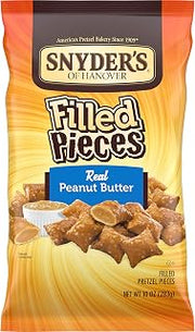 Snyder's of Hanover Filled Pretzels, Peanut Butter, 10 Ounce (Pack of 4)
