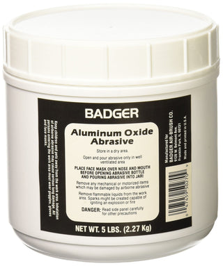 5 lb Net Weight Aluminum Oxide Abrasive by Badger – Aluminum Oxide, Factory, Model 50-270