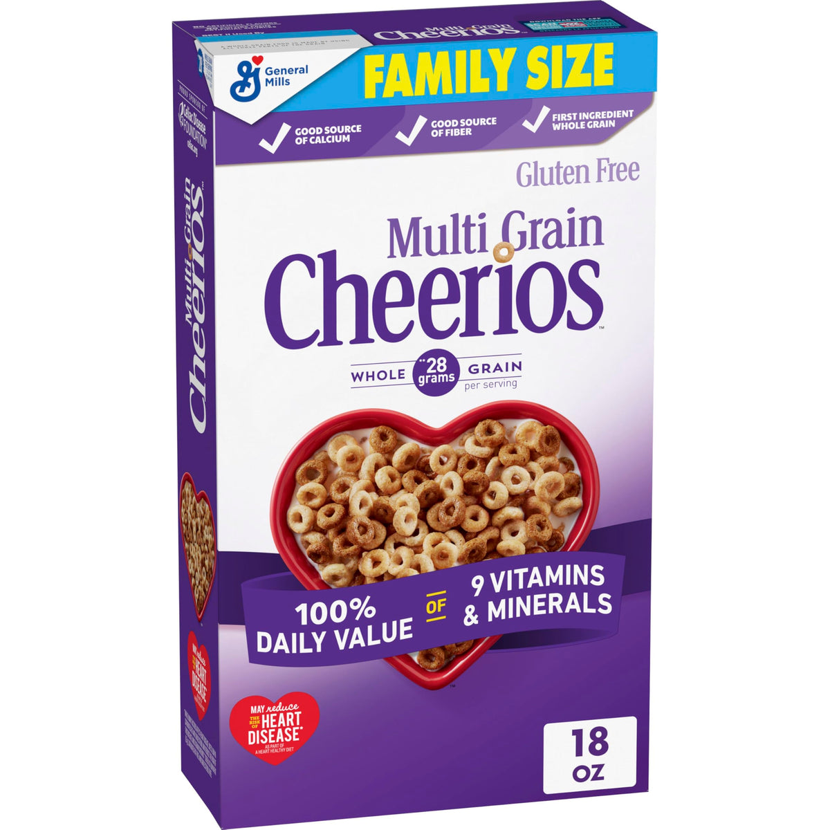 Cheerios Multi Grain / 18 Ounce (Pack of 1) / 1 Cold Cereal