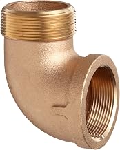 Merit Brass XNL103 Brass Street Elbow, 1-1/4"