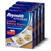 Reynolds Baking Sheets / 25 Count (Pack of 4) / White Parchment