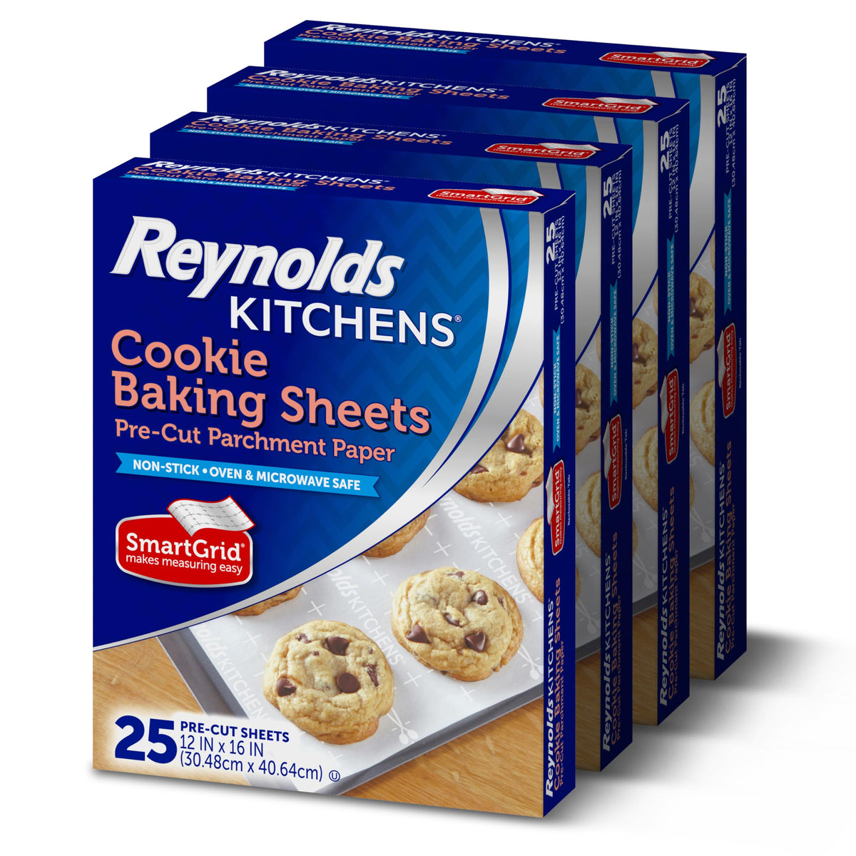 Reynolds Baking Sheets / 25 Count (Pack of 4) / White Parchment