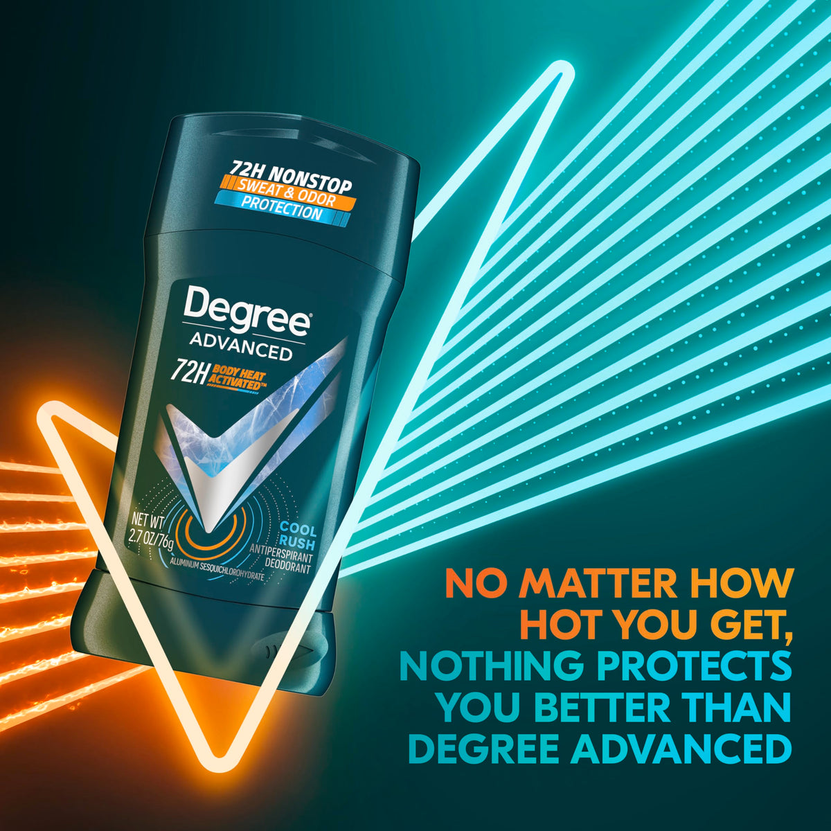 Antiperspirant Deodorant Cool Rush 2.7 oz 12 Count by Degree – 2.7 Ounce (Pack of 12), Pack of 12, Model PPAX1413155