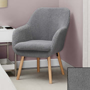 Convenience Concepts Sherpa Gray / Chair / (L) 25.25 in. x (W) 26.75 in. x (H) 33.5 in. Chairs