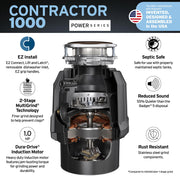 Garbage Disposals Sanitation and Waste Appliances by InSinkErator – No Finish, Model 79849K-ISE