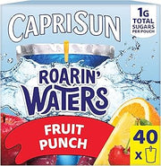 Capri Sun Roarin' Waters, 40 ct Fruit Punch, 4 Boxes of 10 Pouches