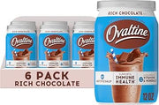 Nestle Rich Chocolate Milk Flavoring by Ovaltine – 12 Ounce (Pack of 6), Pack of 6, Model 28000245849