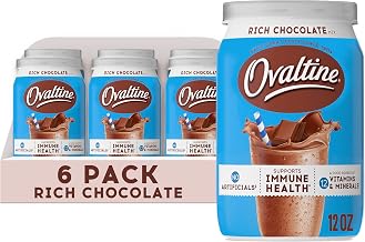 Nestle Rich Chocolate Milk Flavoring by Ovaltine – 12 Ounce (Pack of 6), Pack of 6, Model 28000245849