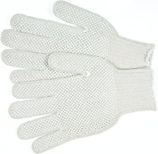 MCR Safety 9660LW Cotton Knit Men's Gloves, Large, White, 1-Pair