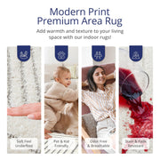 Abani 2' x 3' / Cream / Modern Area Rugs