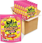 Sour Patch Kids Soft & Chewy Valentines Day Candy Hearts, Bulk Candy, 6 - 10 oz Bags