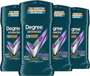 Degree Men Antiperspirant Deodorant Stick Deep Cedar & Lavender 4 Count 72-Hour Sweat and Odor Protection Deodorant for Men With Body Heat Activated Technology 2.7 oz