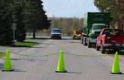 Mr. Chain 25 Feet / Safety Green / Industrial Chain Barriers
