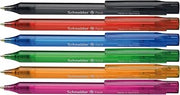 Schneider Fave Click-Top Ballpoint Pen, M, Blue, Barrel colour: assorted
