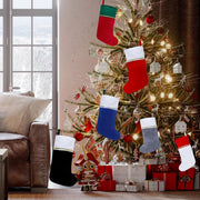 Tokforty Candy Cane Christmas Stockings, 19 Inch, 12 Pack Red and White