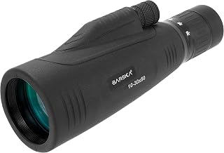 Barska 10-30x50mm Blackhawk Precision Zoom Monocular for Bird Watching, Travel, Hunting, Boating, and Camping.