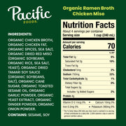 Broth Ramen Chicken Miso Organic by Pacific Foods – 32 Ounce (Pack of 1)