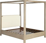 Coaster Home Furnishings - Solano - Wood - Canopy Bed with Arched Posts, Upholstered Headboard and Platform Panel Base - Bedroom - Queen Size - Weathered Mango - 222520Q