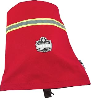 Ergodyne Arsenal 5082 Fireman's SCBA Respirator Firefighter Mask Bag for Air Pack with Drop Down Access for SCBA Mask,Red