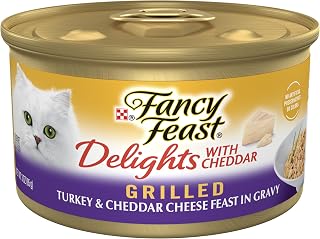 Purina Fancy Feast Delights With Cheddar Wet Cat Food (24) 3 oz Cans