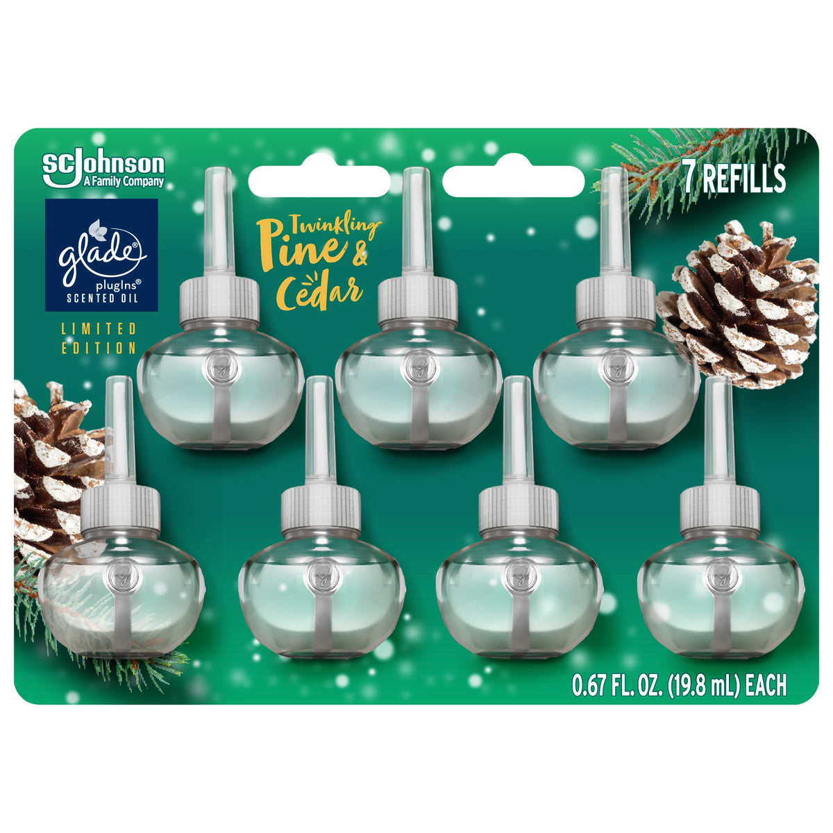 PlugIns Refills Air Freshener by Glade – 4.69 Fl Oz (Pack of 1), Clear, Model 363993
