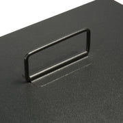 12-Inch Cash Box and 6 Compartment Tray with Key Lock by Barska – 12 Inch, 121.125 cubic_inches, Alloy Steel, Black, Model CB11792