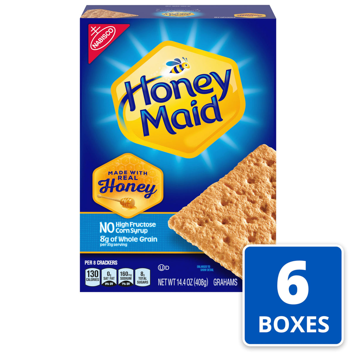 Honey Maid 14.4 Ounce (Pack of 6) / 1 / 6 Graham Crackers
