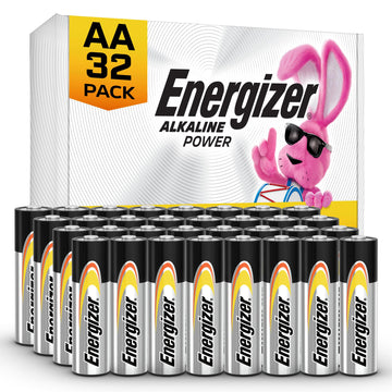 AA Batteries Alkaline Power by Energizer – Standard, Multicolor, Model E303728904