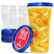 Stock Your Home 48 oz / Clear / 1.5 quarts Container Sets