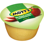 No Sugar Added Applesauce by Mott's – 3.9 Ounce (Pack of 36), Apple, Pack of 36, Model 714051