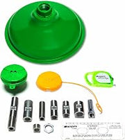 B1614170 ABS Plastic Axion Advantage Eye & Face Wash & Shower System by Haws – 10"L x 10"W x 7"H, Plastic, Green, Model AX14