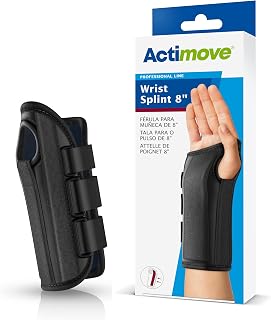 Actimove Wrist Splint 8″ Right Black Large