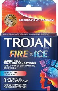 TROJAN Fire & Ice Condoms 3 Pack