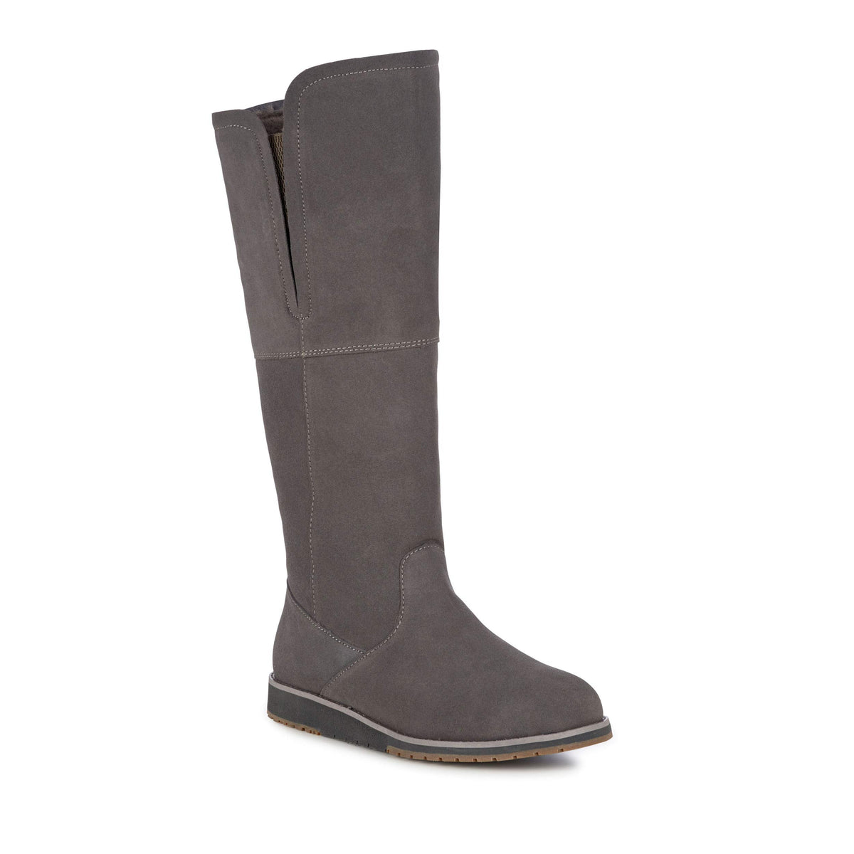 Women's Quin Hi Charcoal 8 M by EMU – 8, Suede, Charcoal, Model 9330071615737