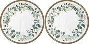 Creative Converting Eucalyptus Paper Plates, 8 ct, Multicolor (Pack of 2)