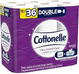 Cottonelle, KCC48620, Ultra ComfortCare Toilet Paper - Double Rolls, 18 / Pack, White