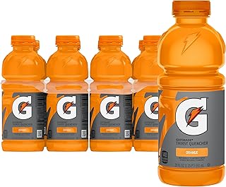 Gatorade Thirst Quencher, Orange, 20 Fl Oz (Pack of 8)
