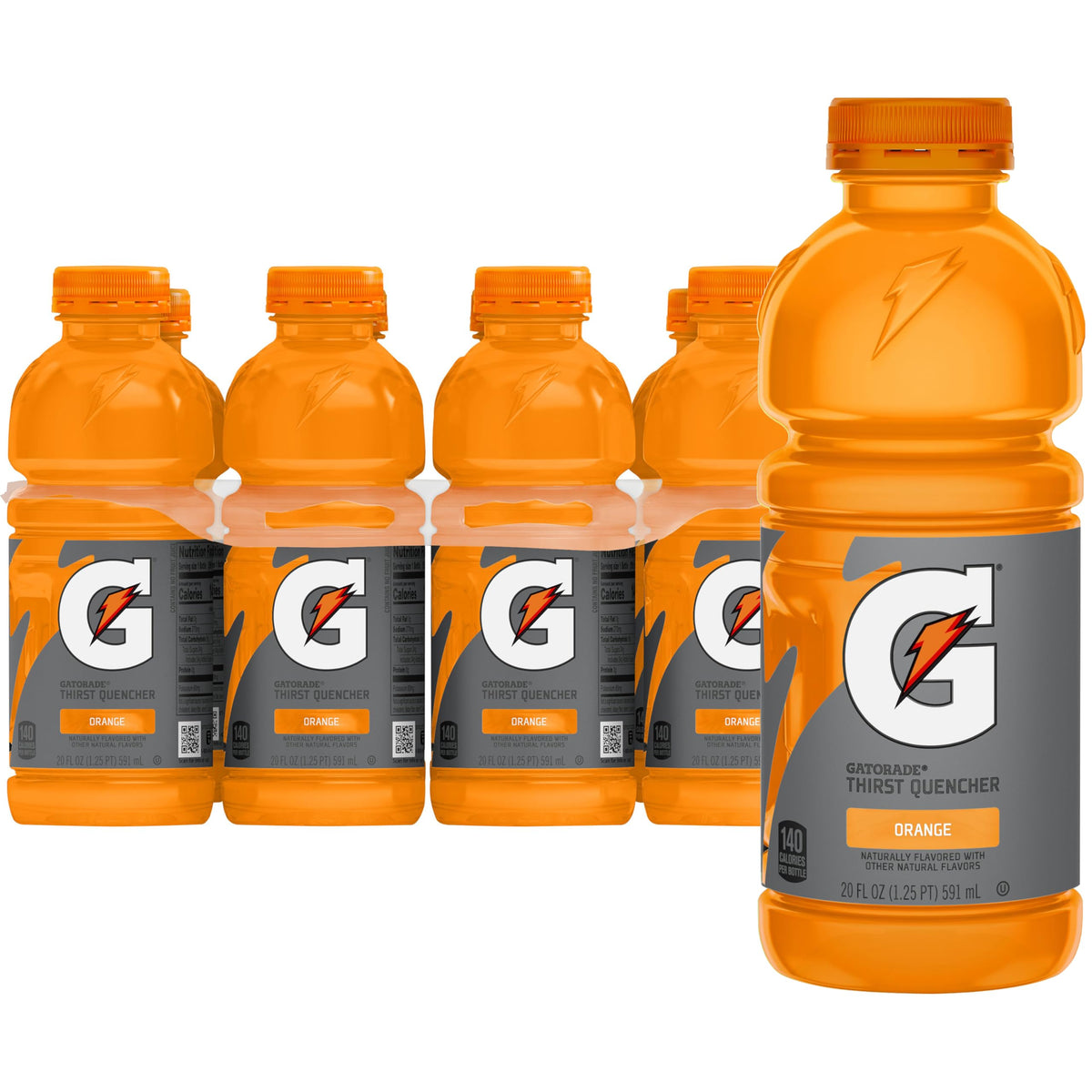 Thirst Quencher by Gatorade – 20 Fl Oz (Pack of 8), orange, Pack of 8, Model DCS-925