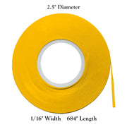 MV Magna Visual Yellow / 1/16" Width / 1 Transparent Tape