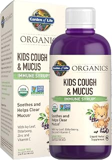 Garden of Life Organics Kids Cough & Mucus Immune Syrup, 3.92 Fl Oz