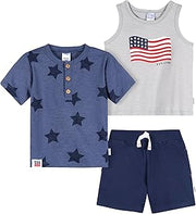 Gerber Baby Boys' Toddler Boys' Shirt and Shorts Set