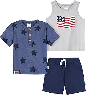 Gerber Baby Boys' Toddler Boys' Shirt and Shorts Set