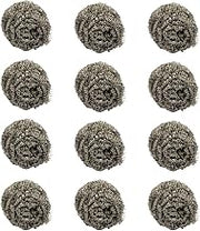 1.25 Ounce Stainless Steel Scrubber - 6 Case 12 Count
