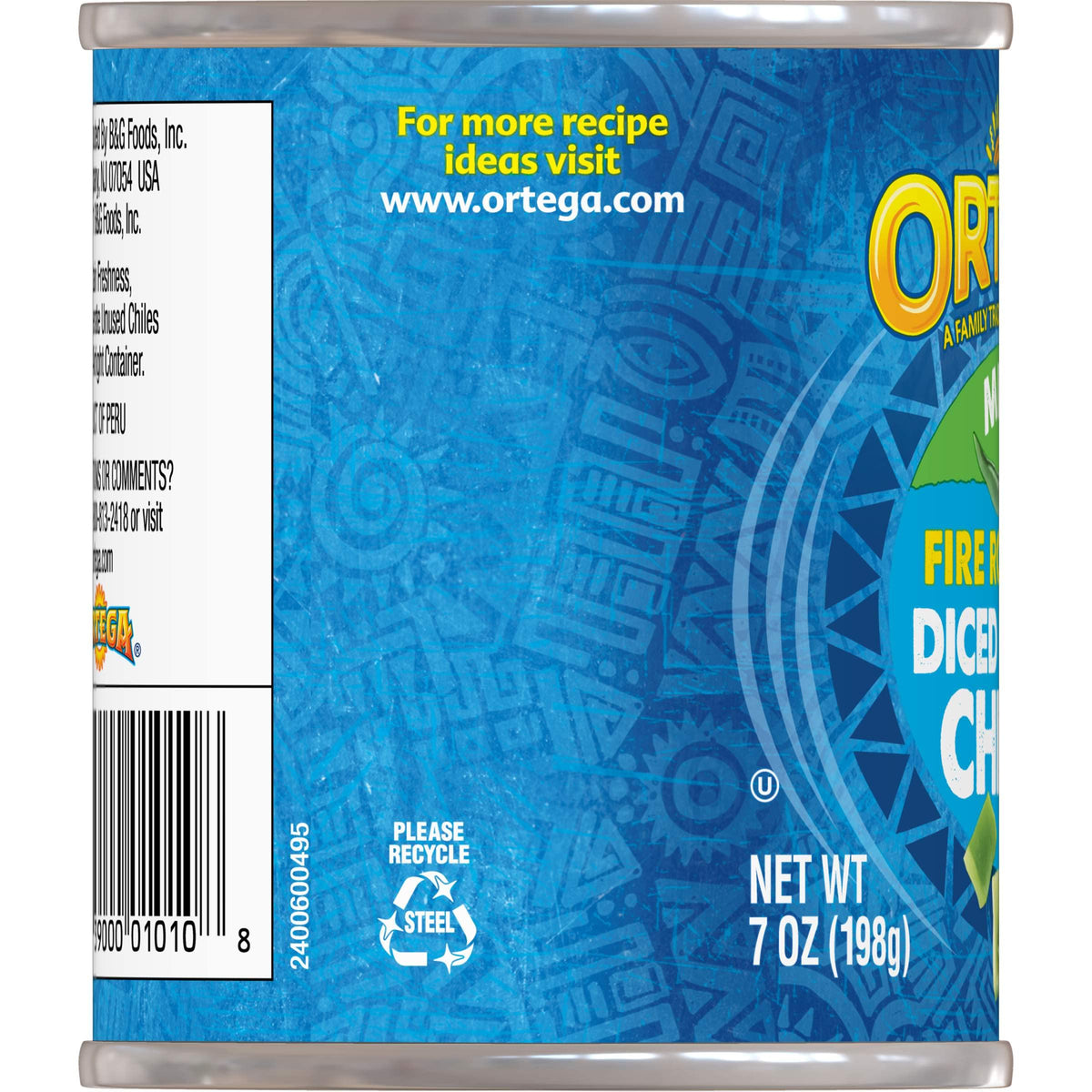 Ortega 7 Ounce (Pack of 6) / Mild / Diced Mild Green Chilis